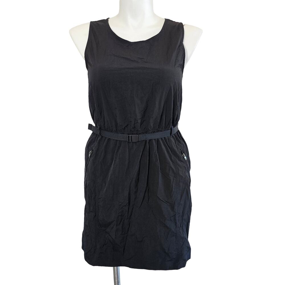 Avia Women's Round Neck Sleeveless Dress with Belt sz M